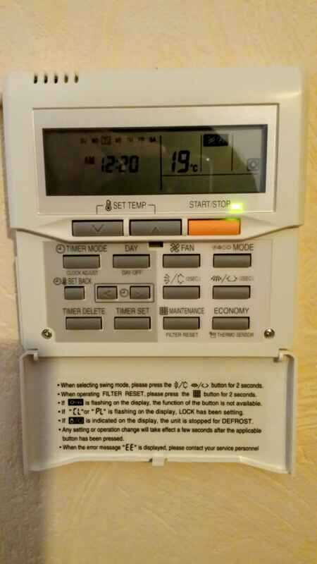 Thermostat filaire pompe à chaleur Atlantic