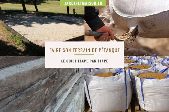 comment faire un terrain de pétanque dans son jardin