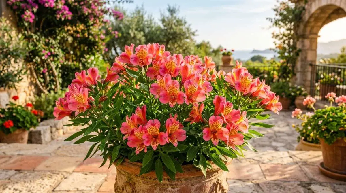 Alstroemeria princess lilies